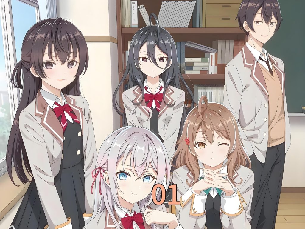 《邻桌的艾莉同学》主角团四人数据集文件